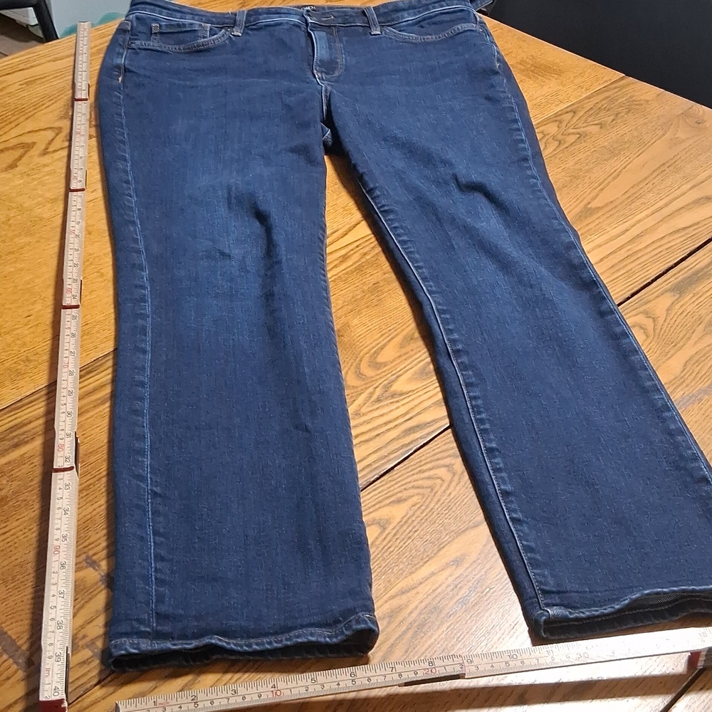 NYDJ Jeans 12 Womens BLUE Denim Pants Preowned Used